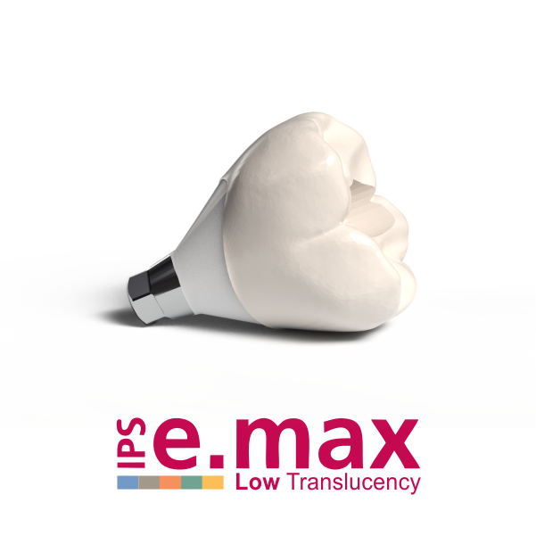 IPS e.max CAD Low Translucency Implant Crown
